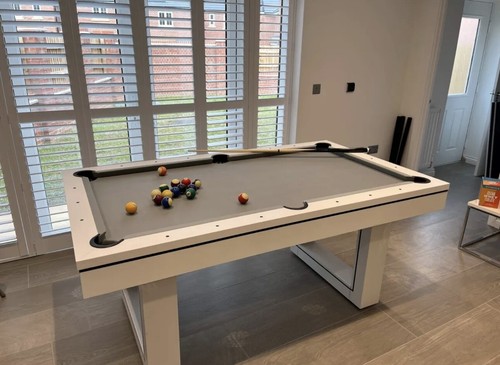 6ft electric white with grey - with,